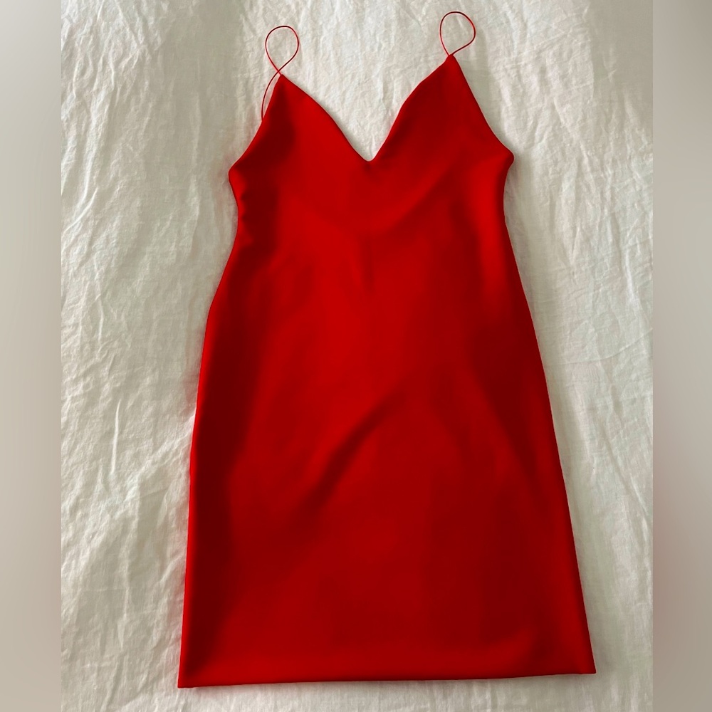 Natalie Rolt Red Mini Dress NWOT Size S/M